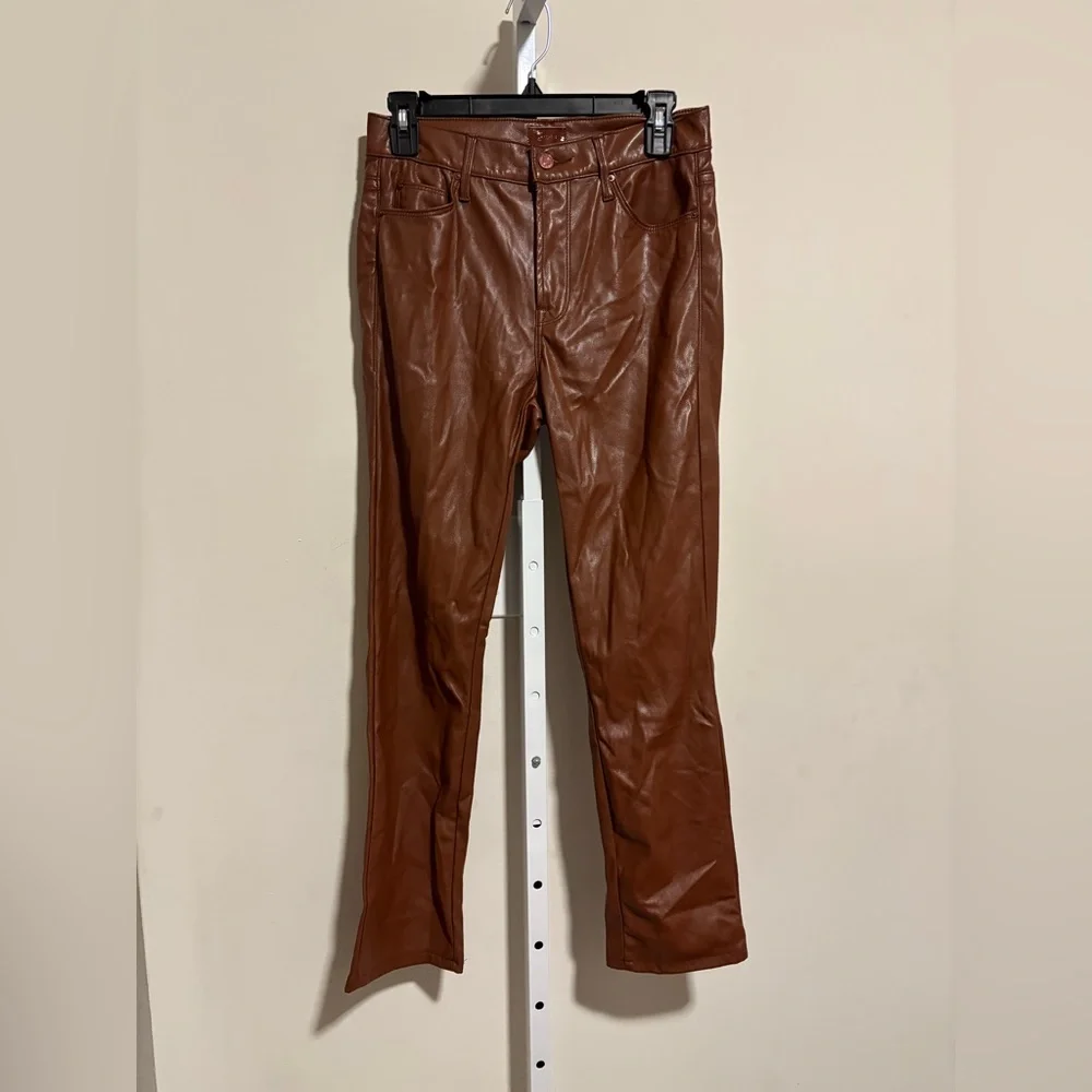 MOTHER Tan Leather Jacket - Picture 3 of 6